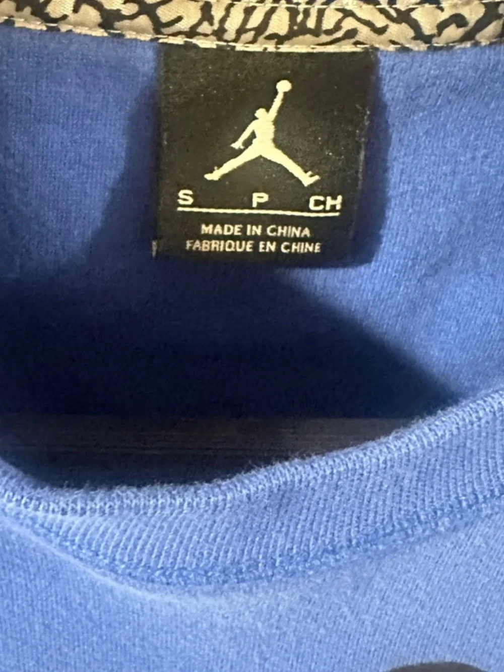 Air Jordan Royal Blue Crewneck Logo Graphic Sweatshirt Size Men’s Small
